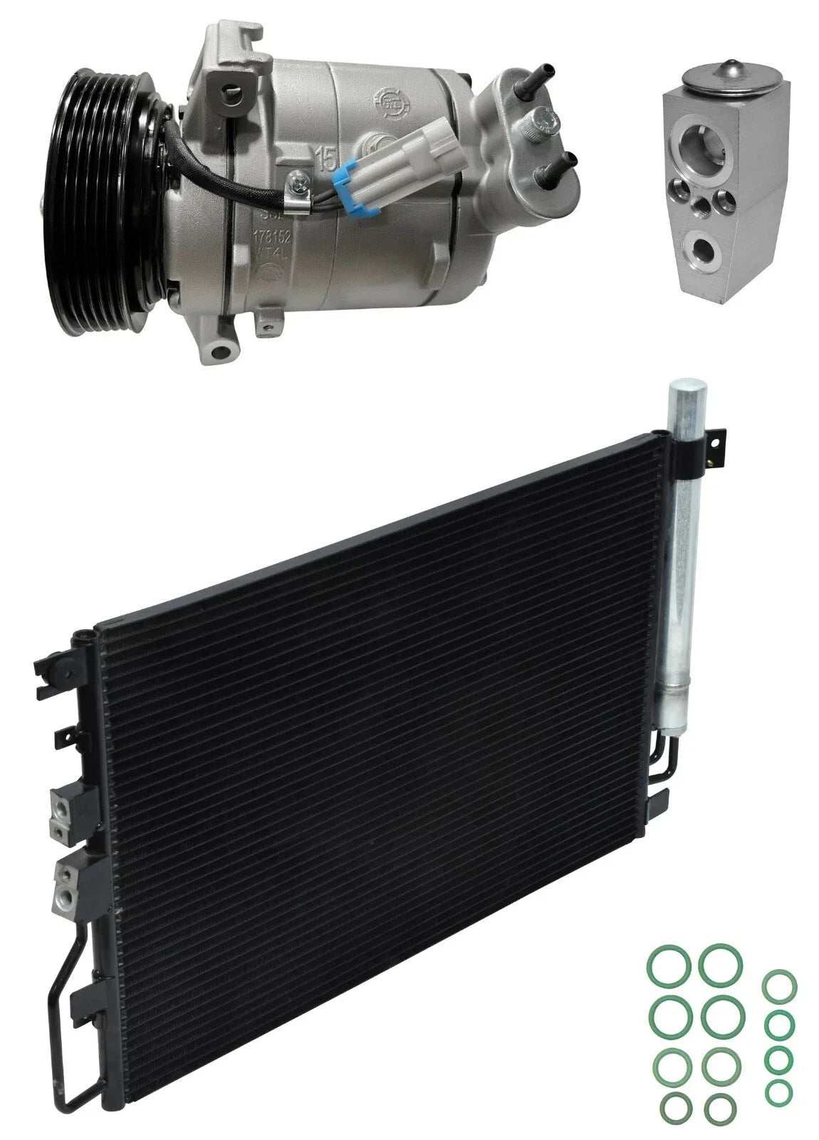 A C Compressor Kit With Condenser for Chevrolet Equinox (2011–2012)