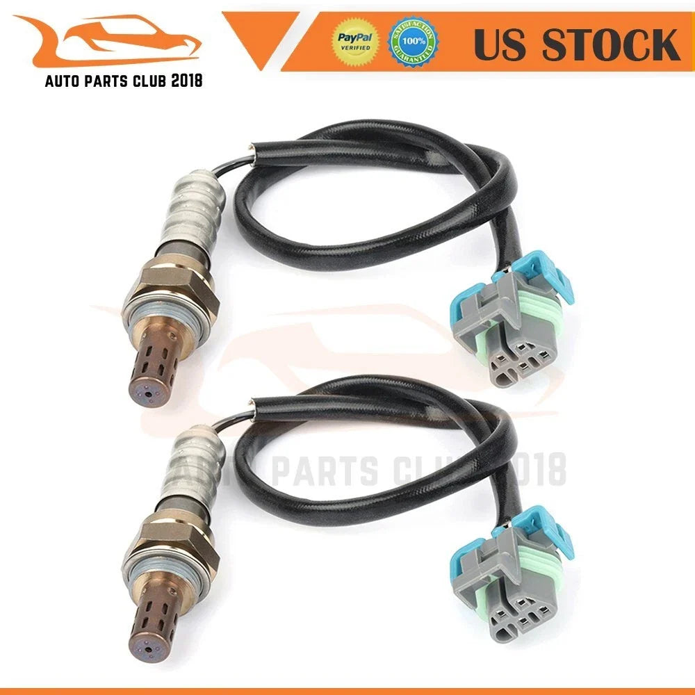 2X O2 Oxygen Sensors for GMC Sierra 2500 HD (2001–2002)