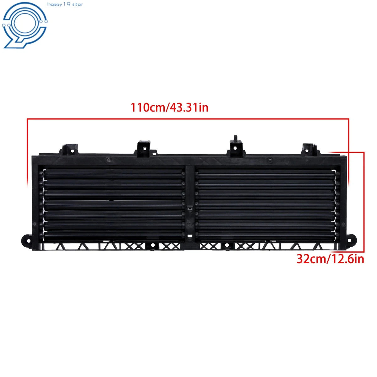 Active Shutter Grille for Ram 2500 3500 2019 to 2024 68452775AB