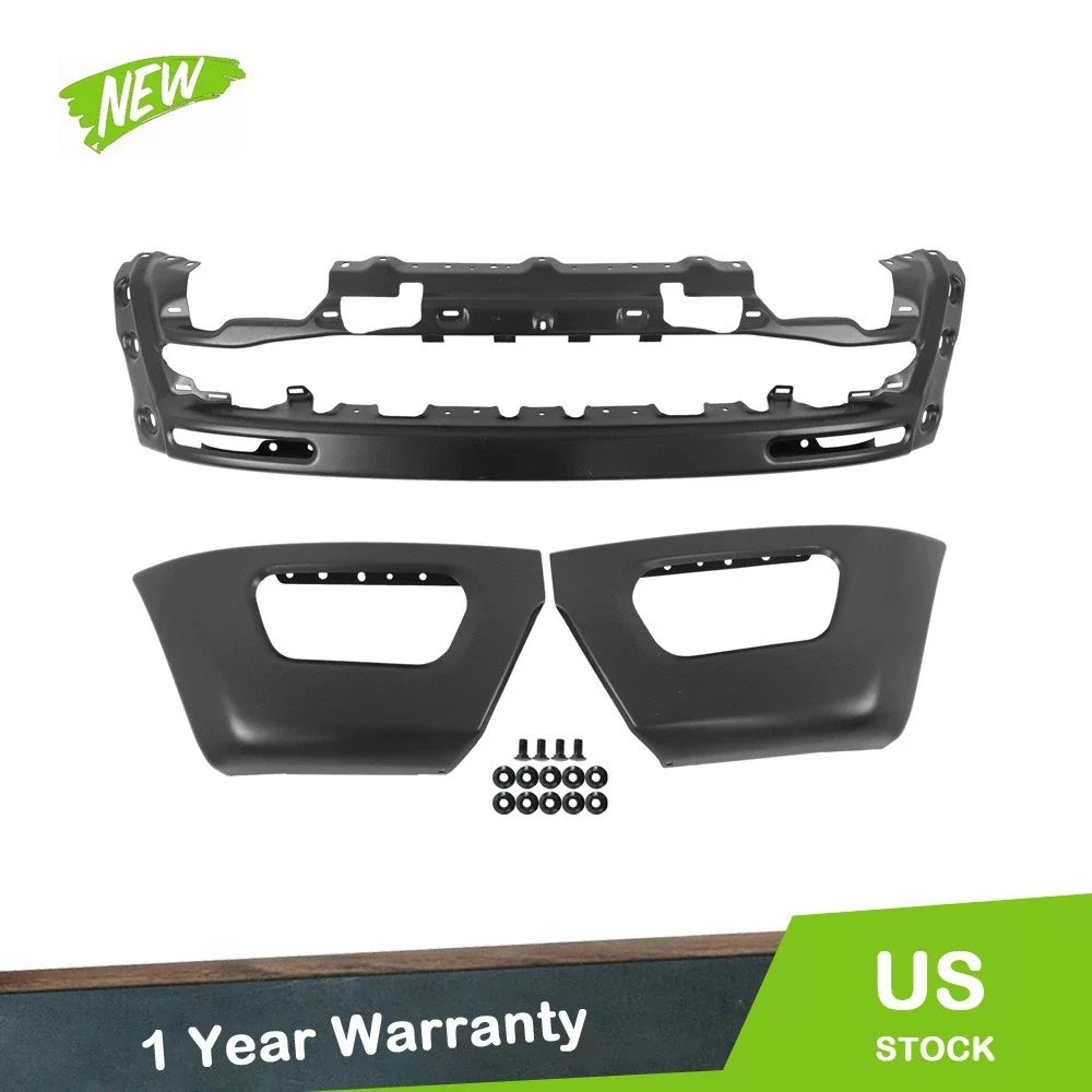 Split-Type Black Steel Front Bumper for Ford Ranger (2019–2023)