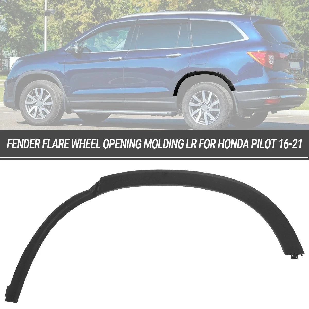 Rear Left Fender Flare Molding Trim for Honda Pilot (2016–2022)