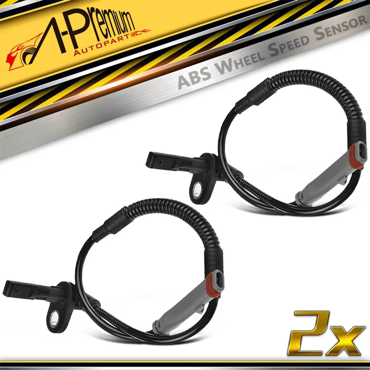 2X Front ABS Wheel Speed Sensors for Buick Allure LaCrosse Regal (2005–2009)