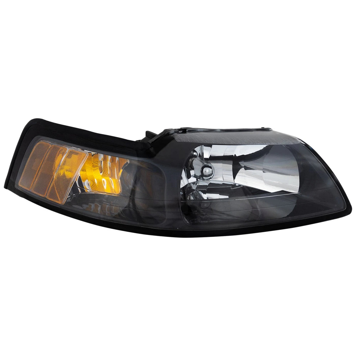 Right Headlight for Ford Mustang (1999–2004) Halogen Black Housing