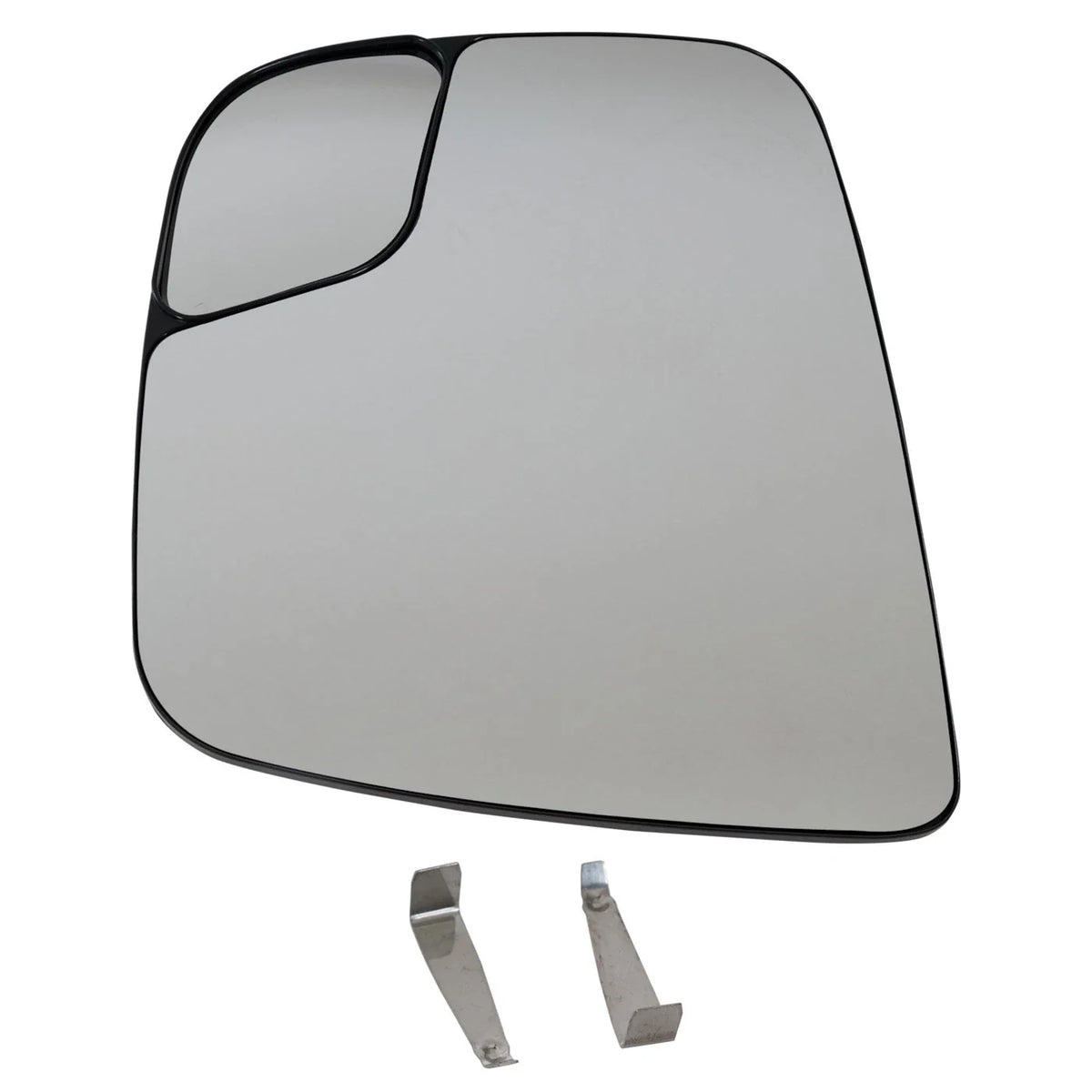 Left Heated Mirror Glass with Backing Plate for NV200 (2013-2017)
