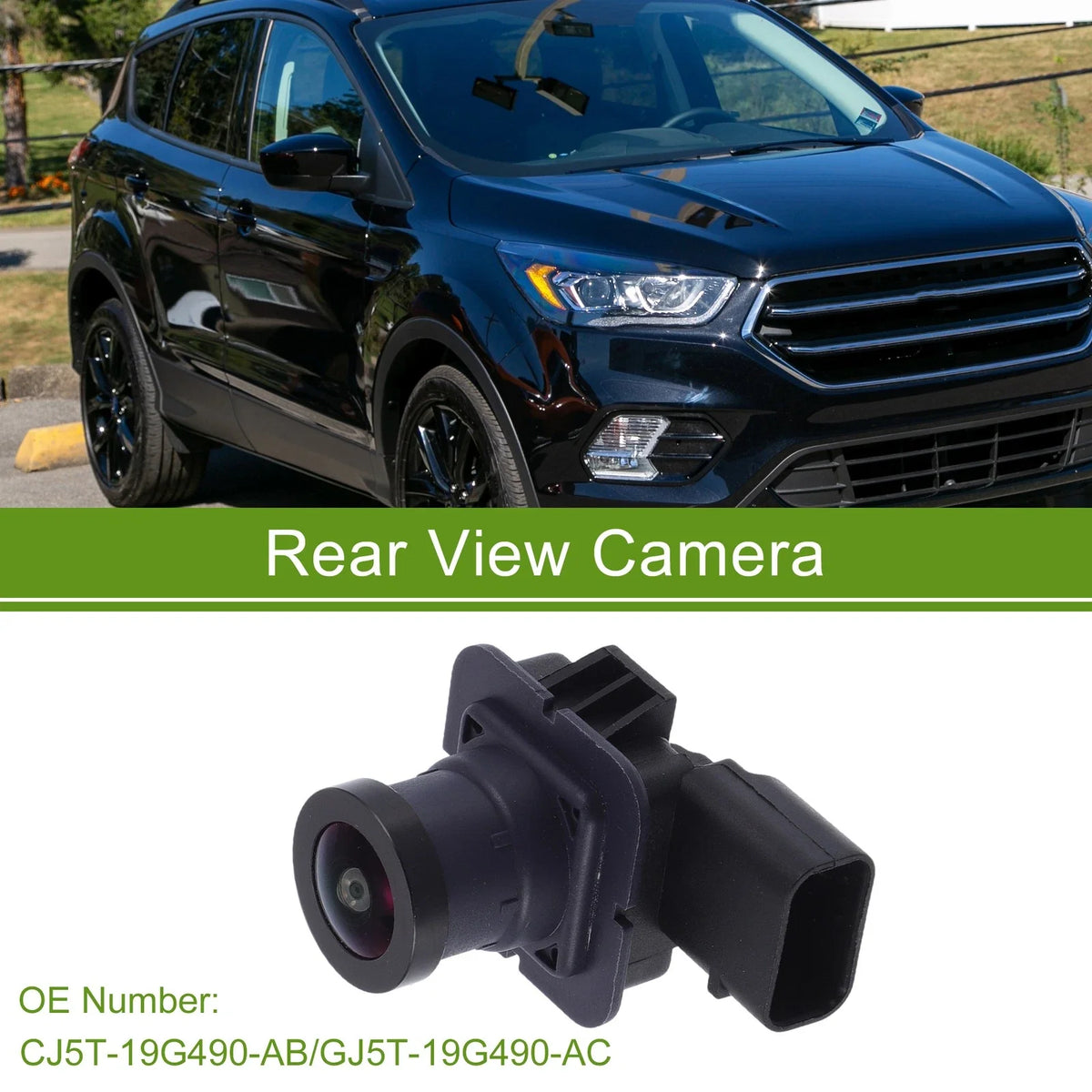 Rear View Camera for Ford Escape (2017–2019) 120-180 Degree