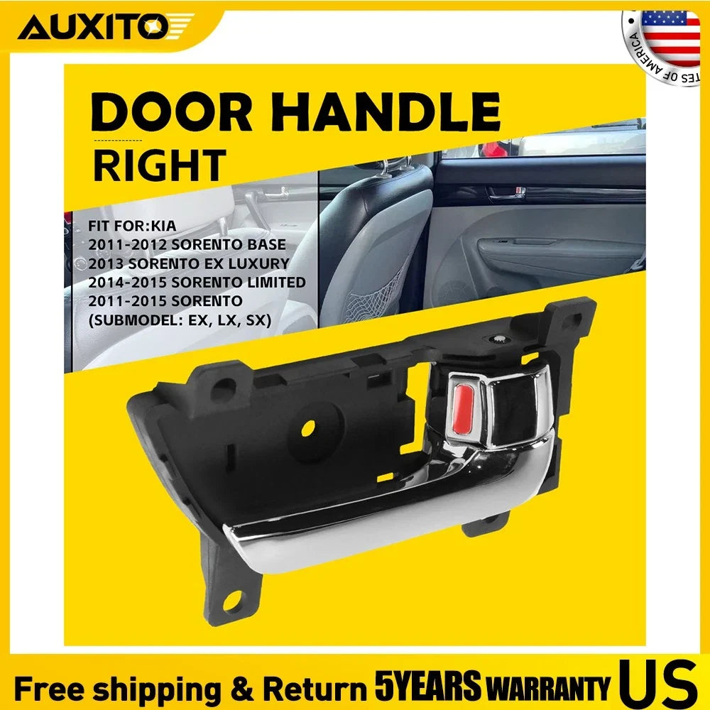 Chrome Door Handle - Passenger Side for Kia Sorento 2011-2015 Front/Rear