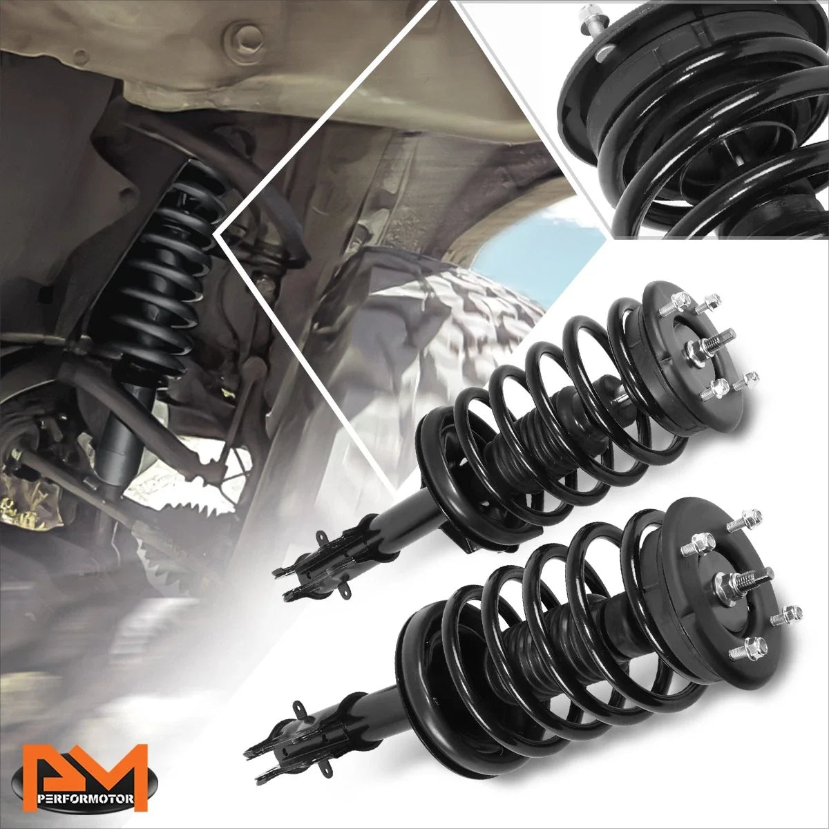 Front Strut Assembly w/Coil Springs for 2005-2010 Ford Mustang