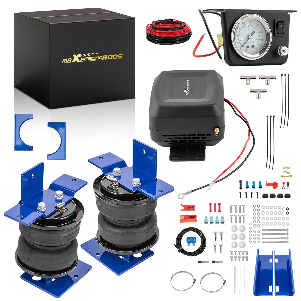 Air Suspension Kit with Compressor for Chevrolet K2500/C2500 (1988–2000)