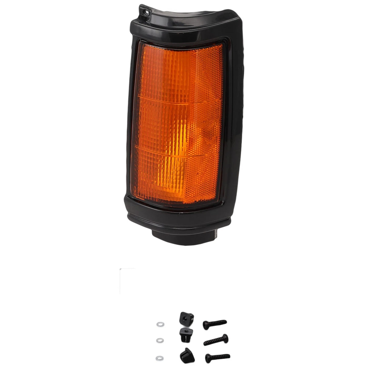 Corner Light for Dodge Ram 50 (1987–1993) Driver Side Black Trim with Bulb