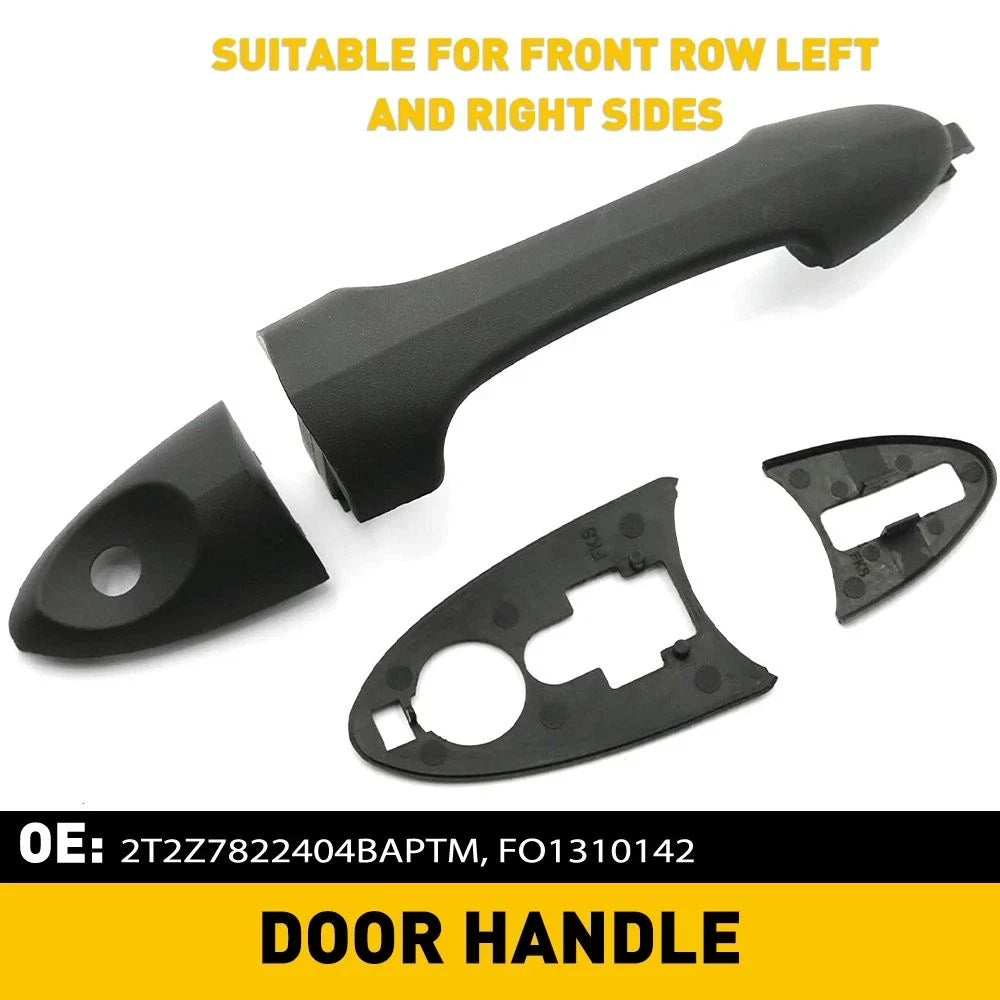 Front Left/Right Door Handle for Ford Focus 2000–2007 Smooth Black