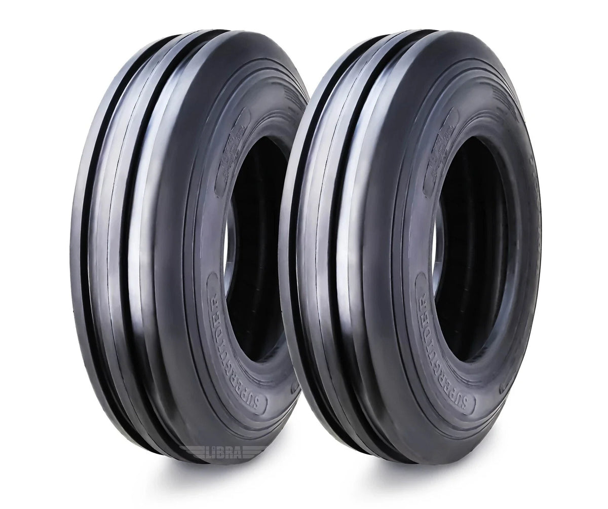 Set of 2 Heavy Duty 10.00-16 Rib Implement Tires F-2 10Ply 16006