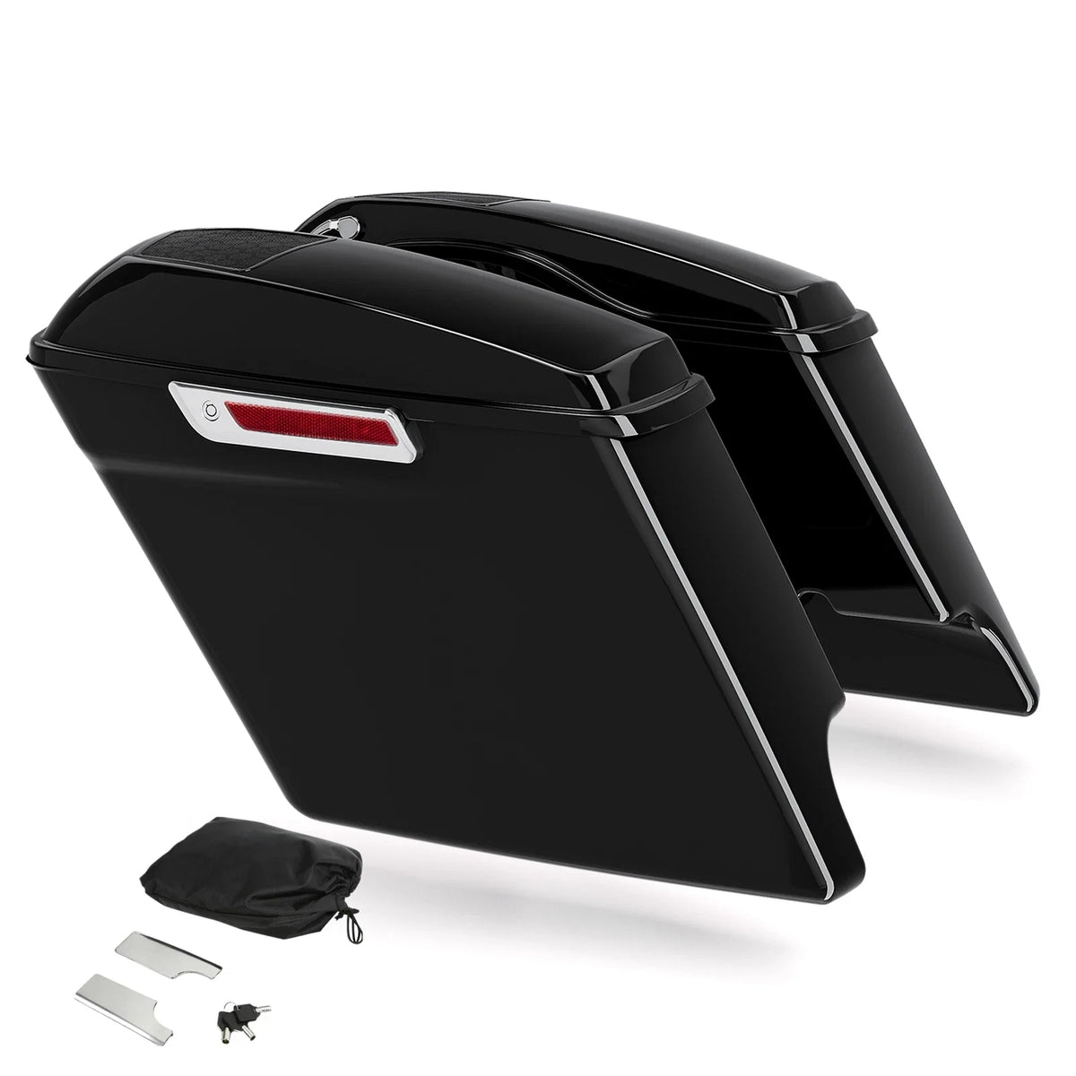 Hard Saddlebags 5" with Speaker Cutout for Harley Touring 1993-2013