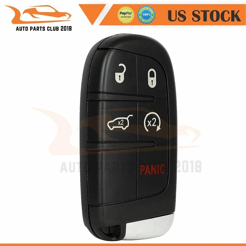 Keyless Key Fob Remote Case Shell for Jeep Grand Cherokee (2015–2021)