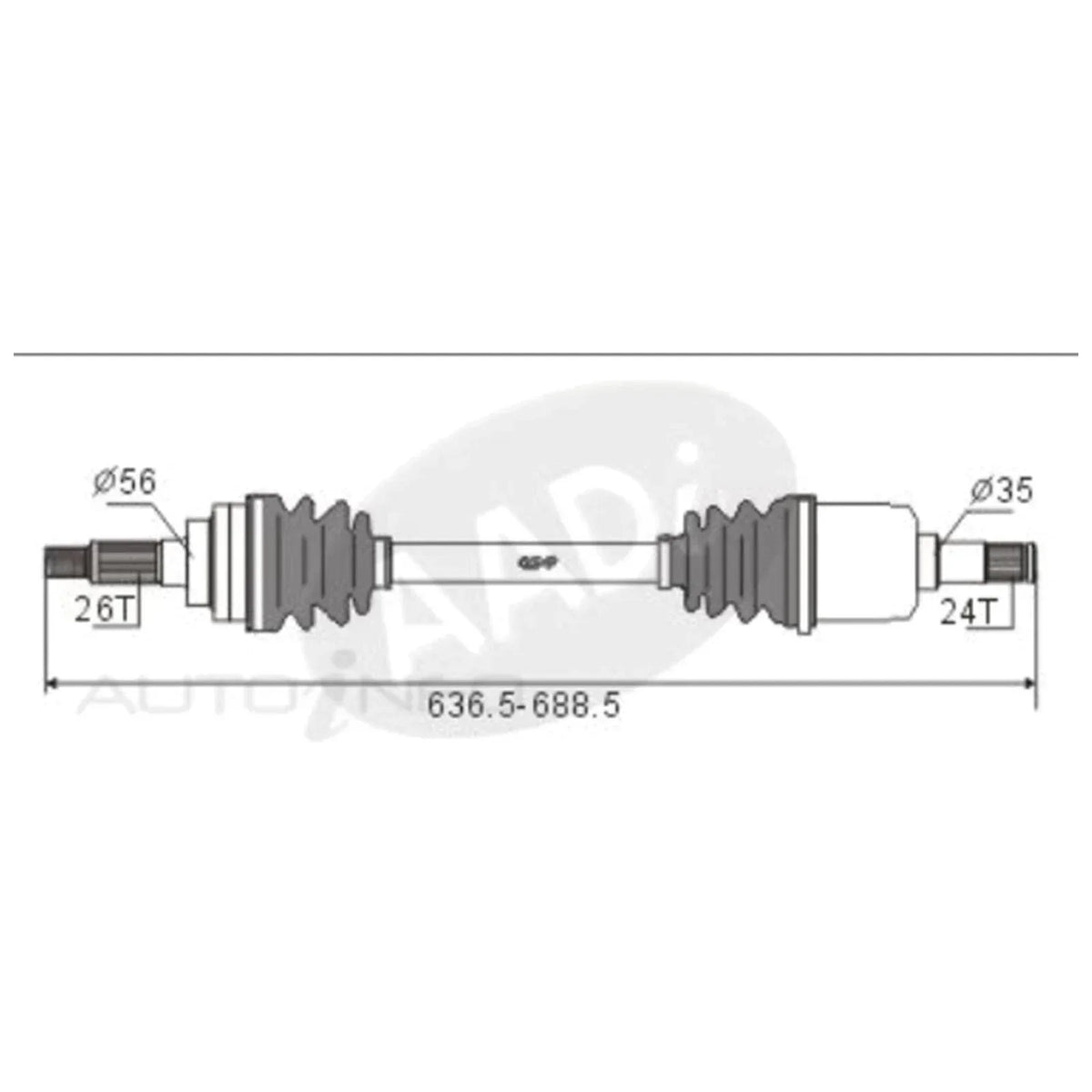 Left CV Shaft for 1994-1998 Mazda 323 BA