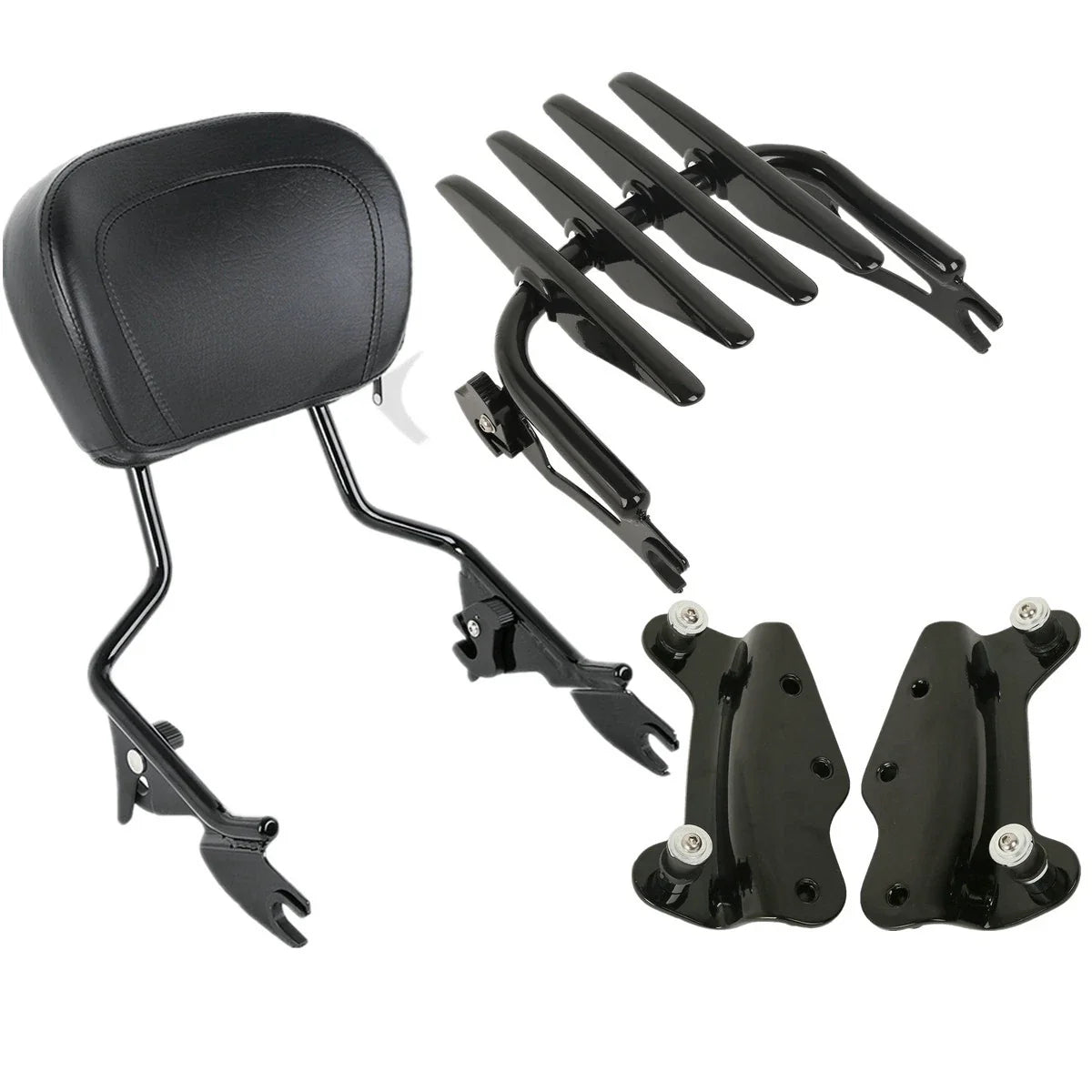 Backrest Sissy Bar with Luggage Rack for Harley Road Glide 2009-2013