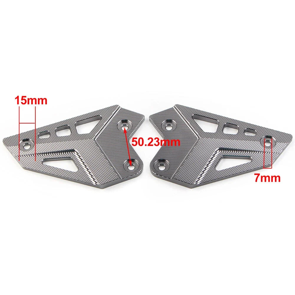 Rear Set Heel Plates Guard Protector for Kawasaki Z900 (2017–2023)