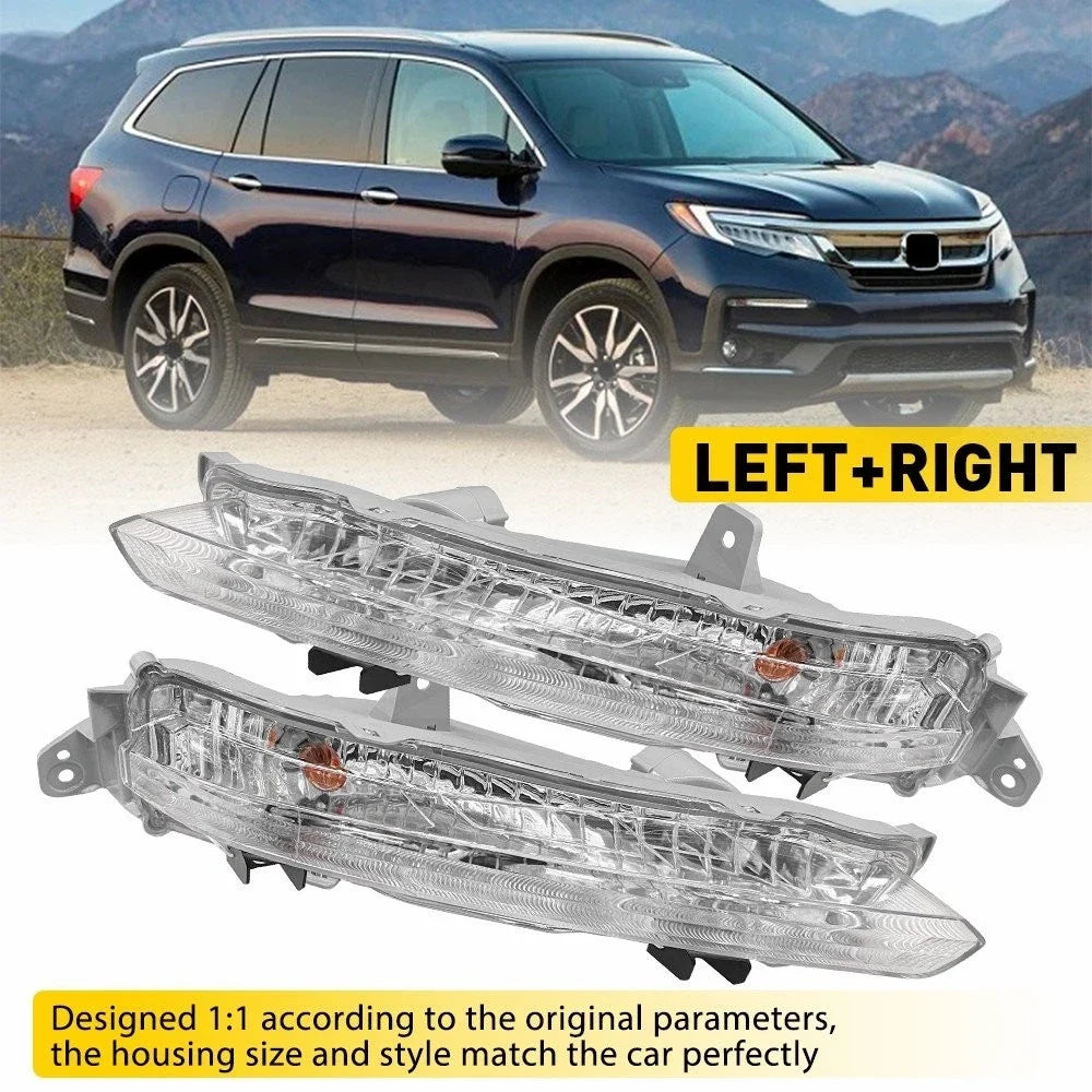 2019-2022 Honda Pilot Turn Signal Light Set - Halogen Amber