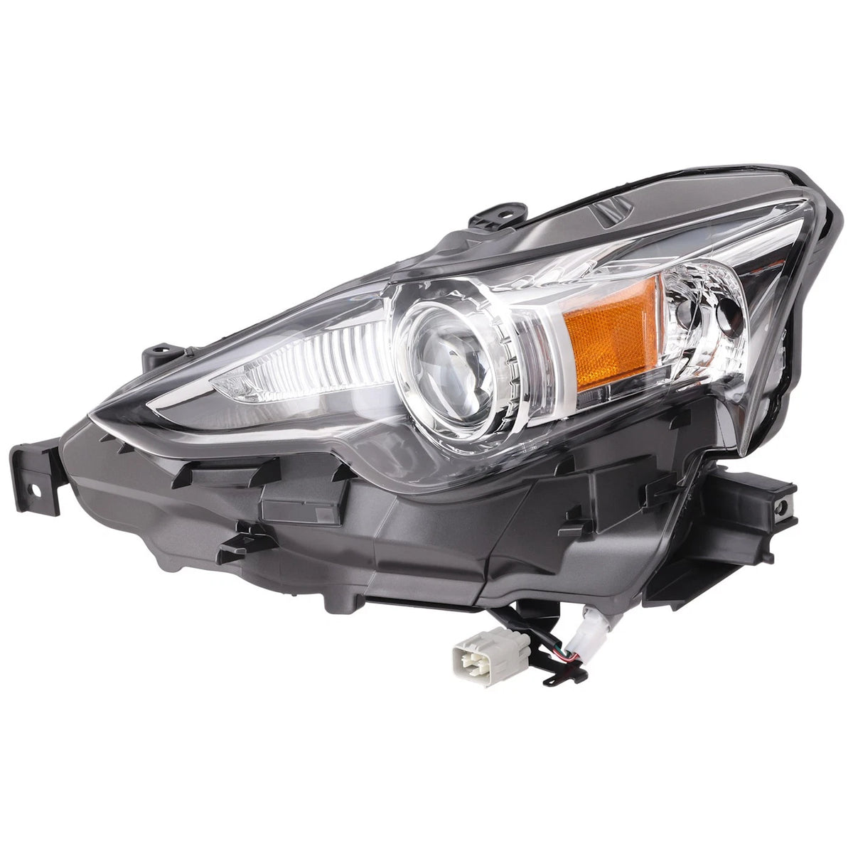 Left Side HID Headlight for Lexus IS250 (2014–2015) Lens and Housing