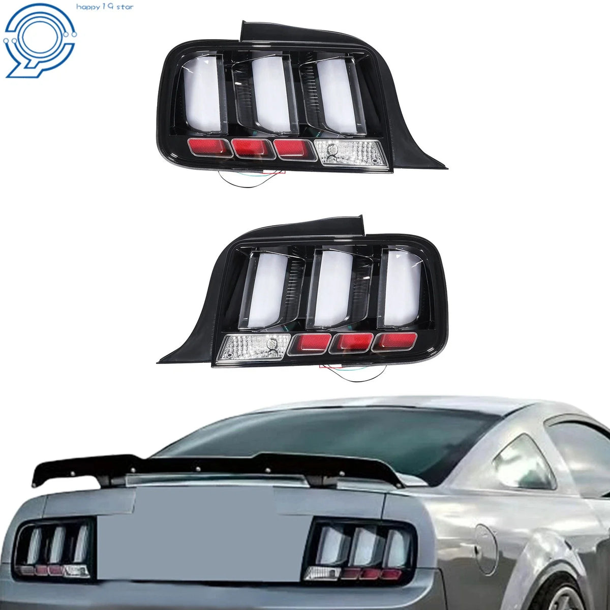 LED Brake Tail Light for Ford Mustang (2005–2009) Driver + Passenger