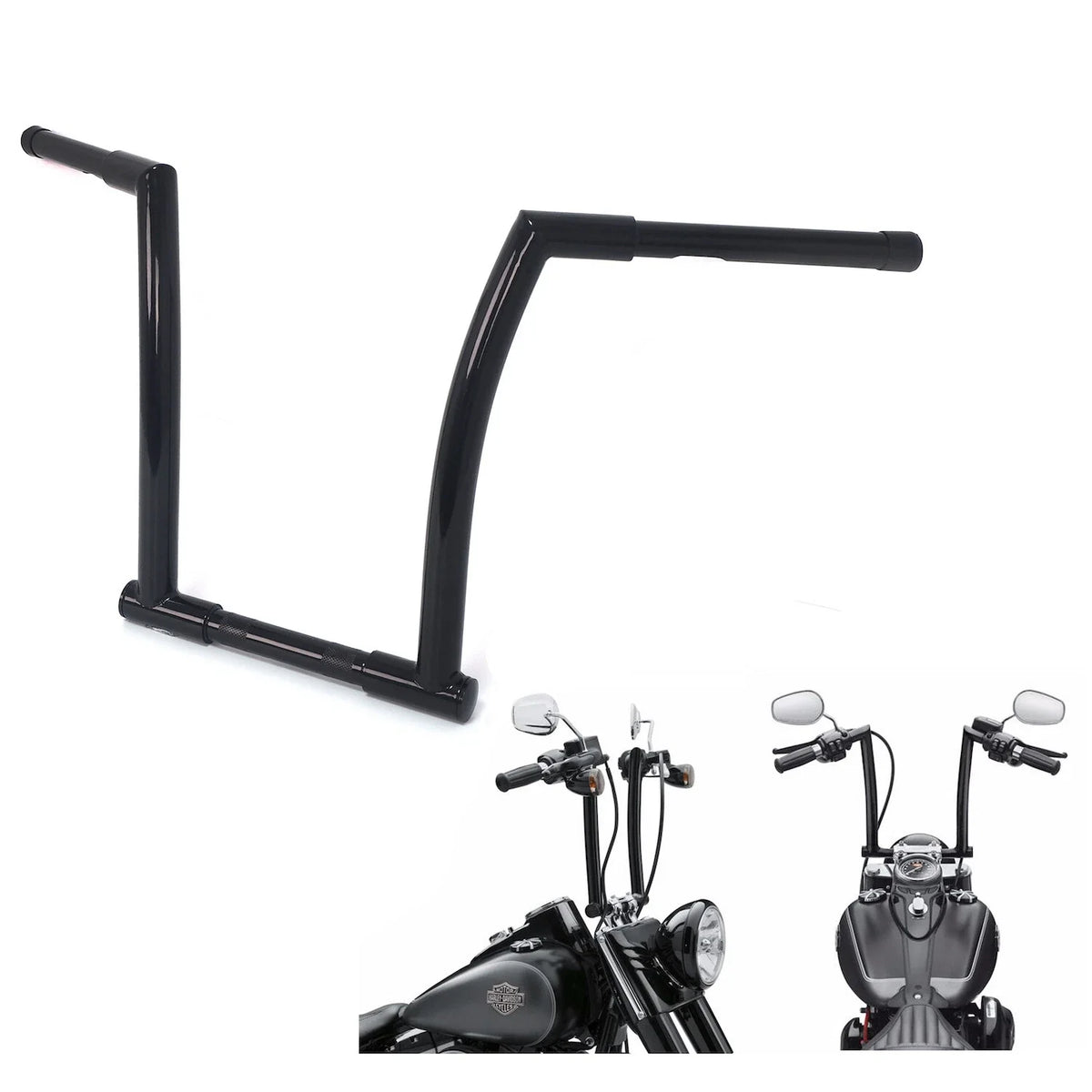16" Rise Handlebar for Dyna FLD (2012–2016) & FXDB Street Bob (2006–2017)