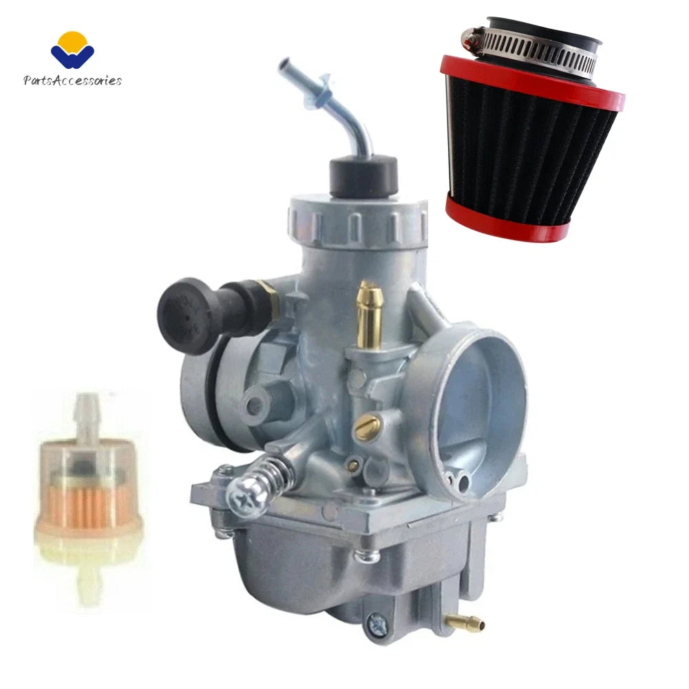 Carburetor with Air Filter Assembly for Quadrunner 250 LT250E (1985-1987)