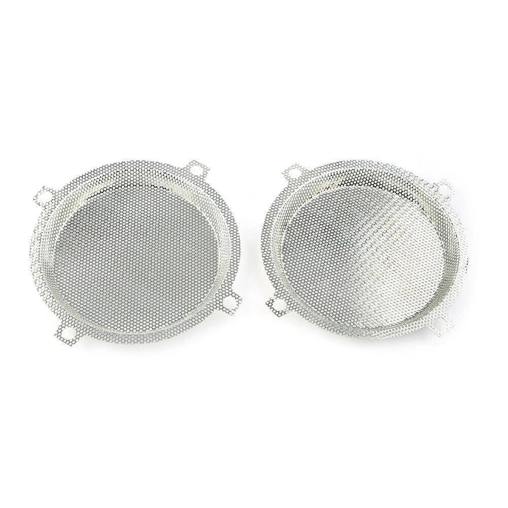 Speaker Grills Covers, Punched Front Mesh for Harley Touring Electra Glide