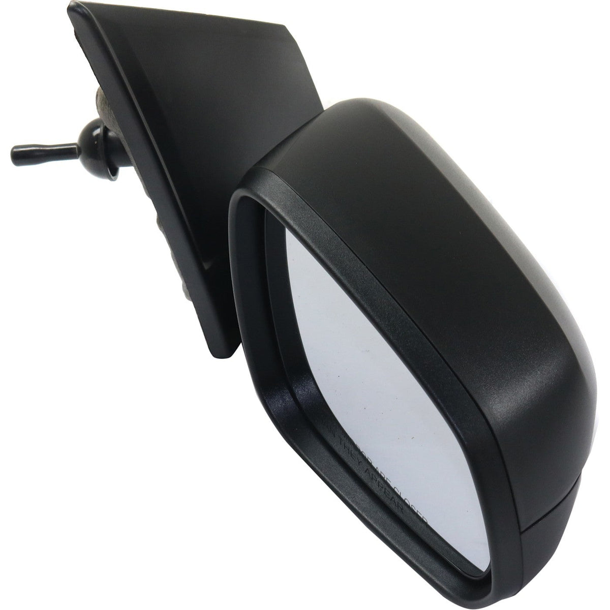 Manual Adjust Right Mirror - Textured Black for 2016 Chevrolet Spark