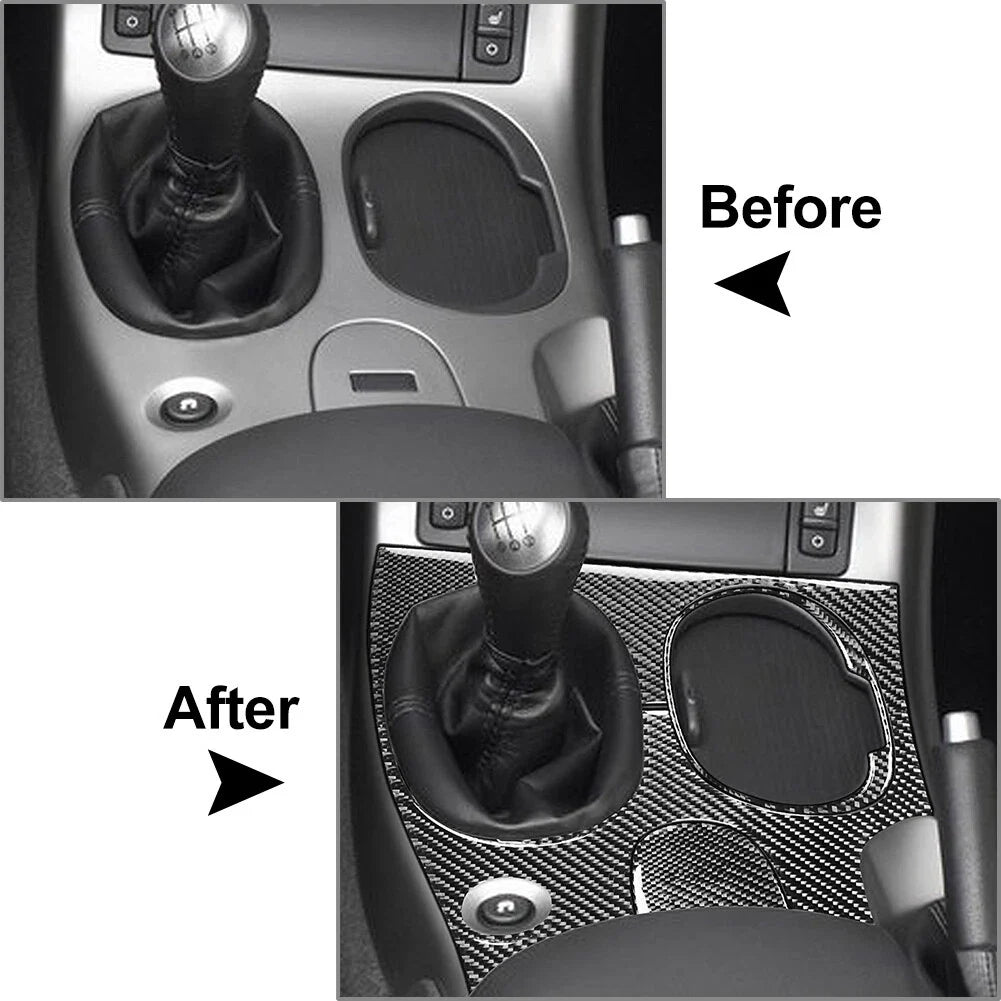 Center Console Gear Shift Panel Trim for Chevrolet Corvette C6 (2005–2013)