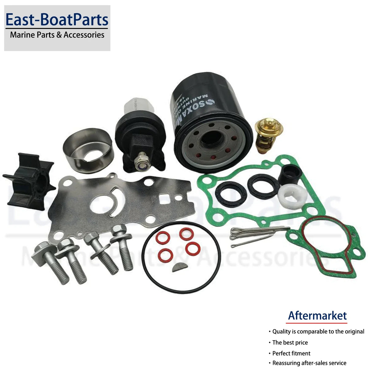 Service Part Impeller Kit for Yamaha Outboard 25-40HP (FT25B FT25F F30A F40B)