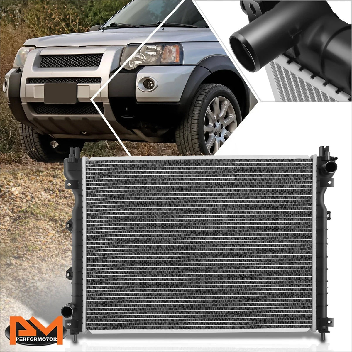 Cooling Radiator for Freelander 2002-2006 Aluminum Core DPI-2870