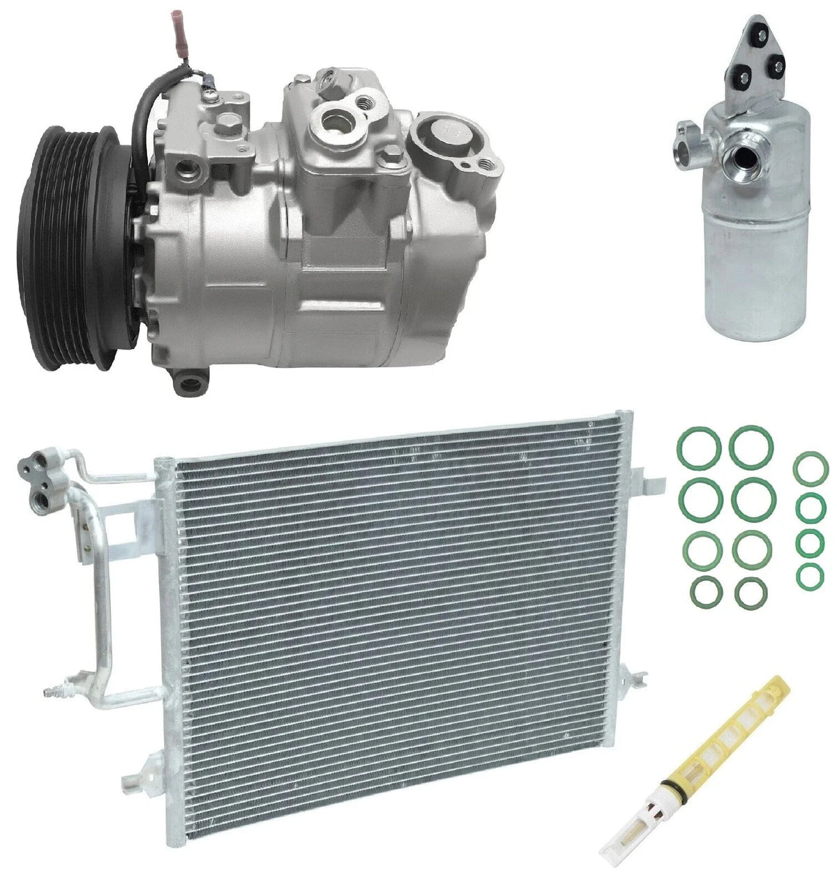 AC Compressor Kit With Condenser for Audi Allroad Quattro 2.7L (2004–2004)