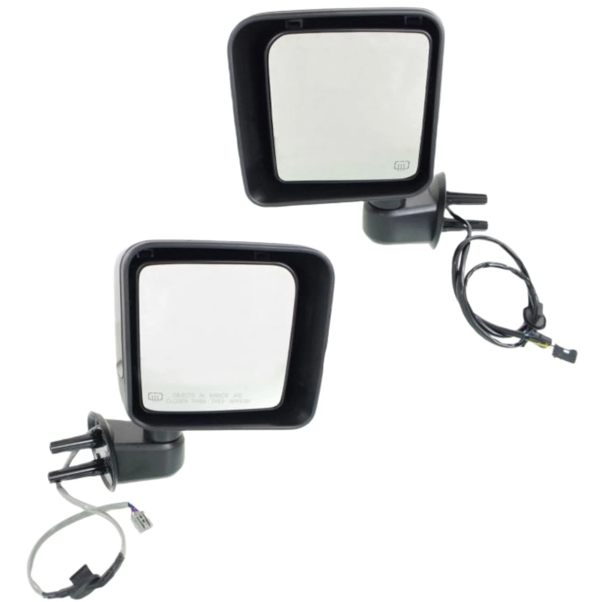 Power Heated Mirrors for Jeep Wrangler (2015–2017) - Left & Right Side