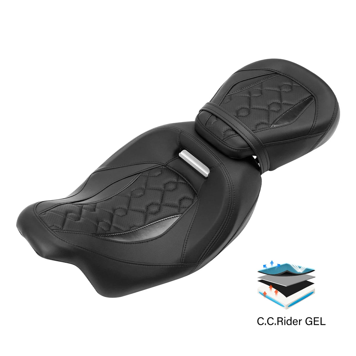 Gel Seat for Harley Road Glide Models 2009-2023