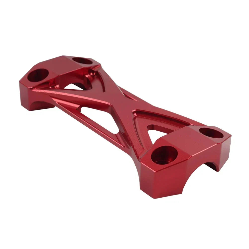 Red Mounting Clamp for Handlebar Riser - HONDA X-ADV750 2021-2023
