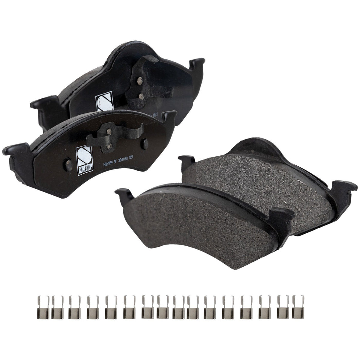 2000-2002 Dodge Dakota Durango Front Brake Pad Set - Semi-Metallic