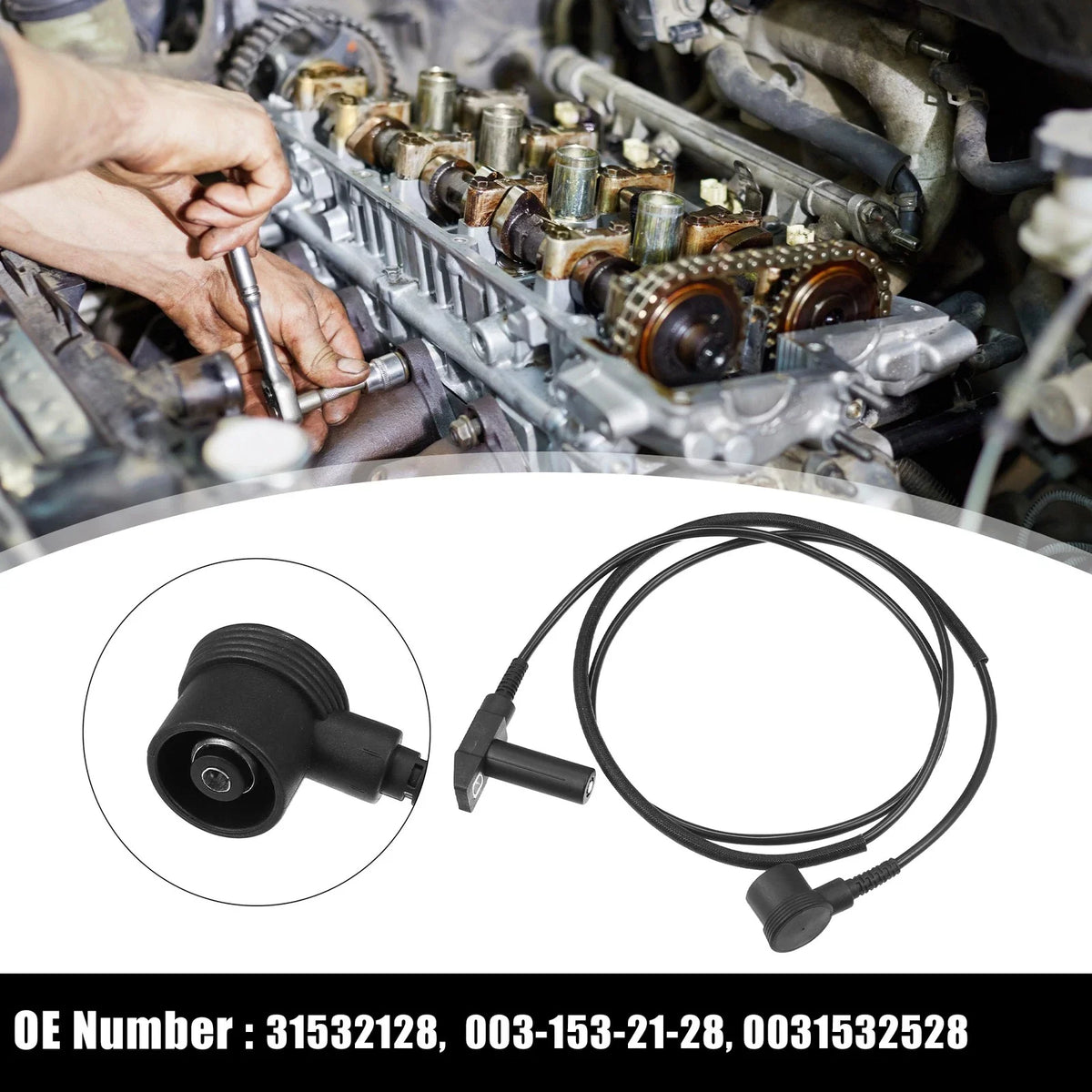 Crankshaft Position Sensor 31532128 for Mercedes-Benz S600 SL600 (1994–1995)