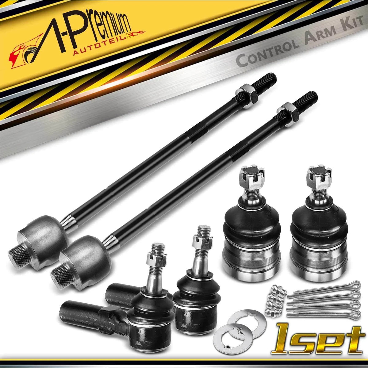 6X Inner & Outer Ball Joint Tie Rod End for Cadillac DeVille (2006–2011)