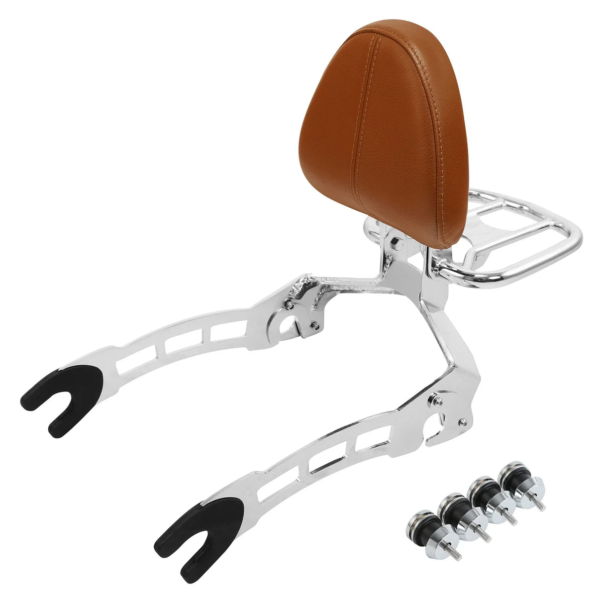 Backrest Sissy Bar Spools for Indian Scout 2015-2024 - Chrome Finish