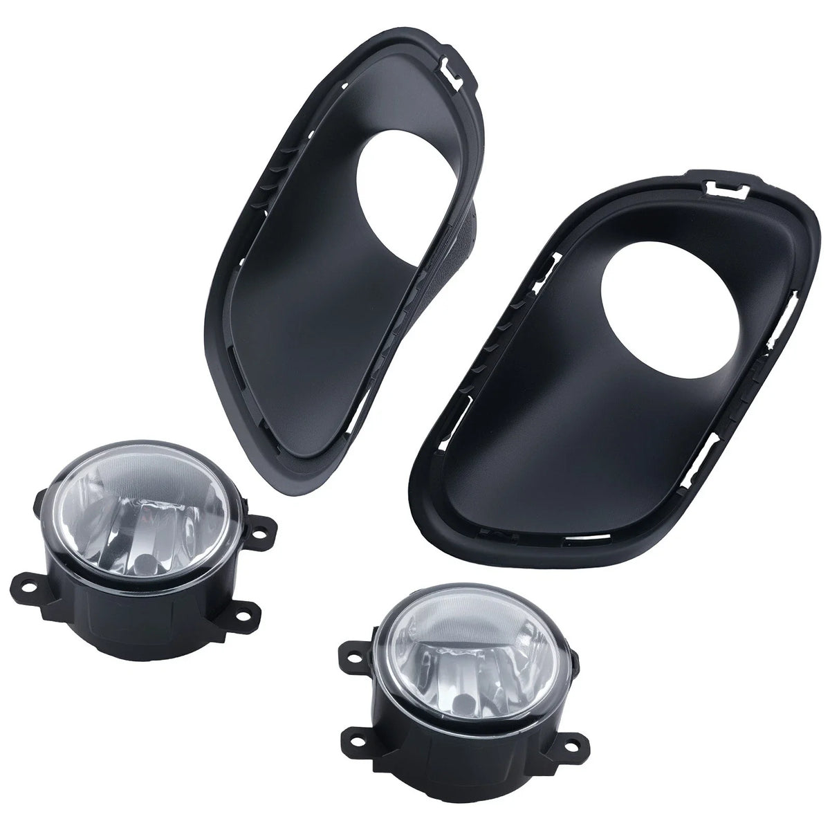 Set of 4 Front Fog Light Covers for 2014-2018 Jeep Cherokee
