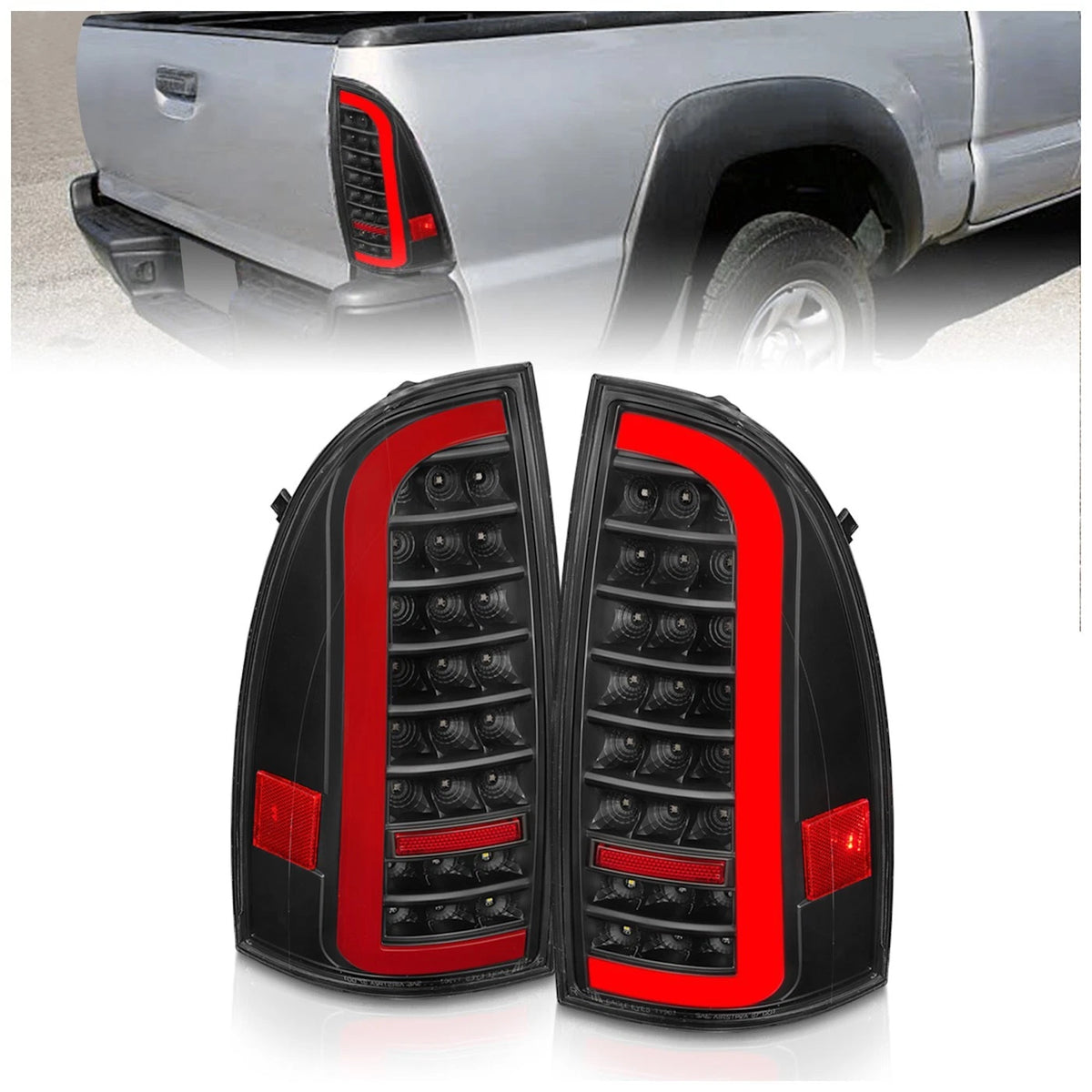 Set of 2 Tail Lights for Anzo 311427 (Driver & Passenger Side)