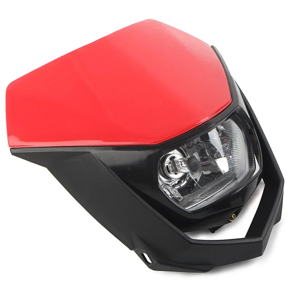 Headlight Fairing - Red Color for Supermoto Dirt Bike