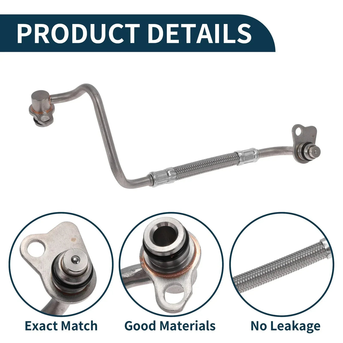 Radiator Hose in Metal Silver Tone for BMW 228i (2014-2016)