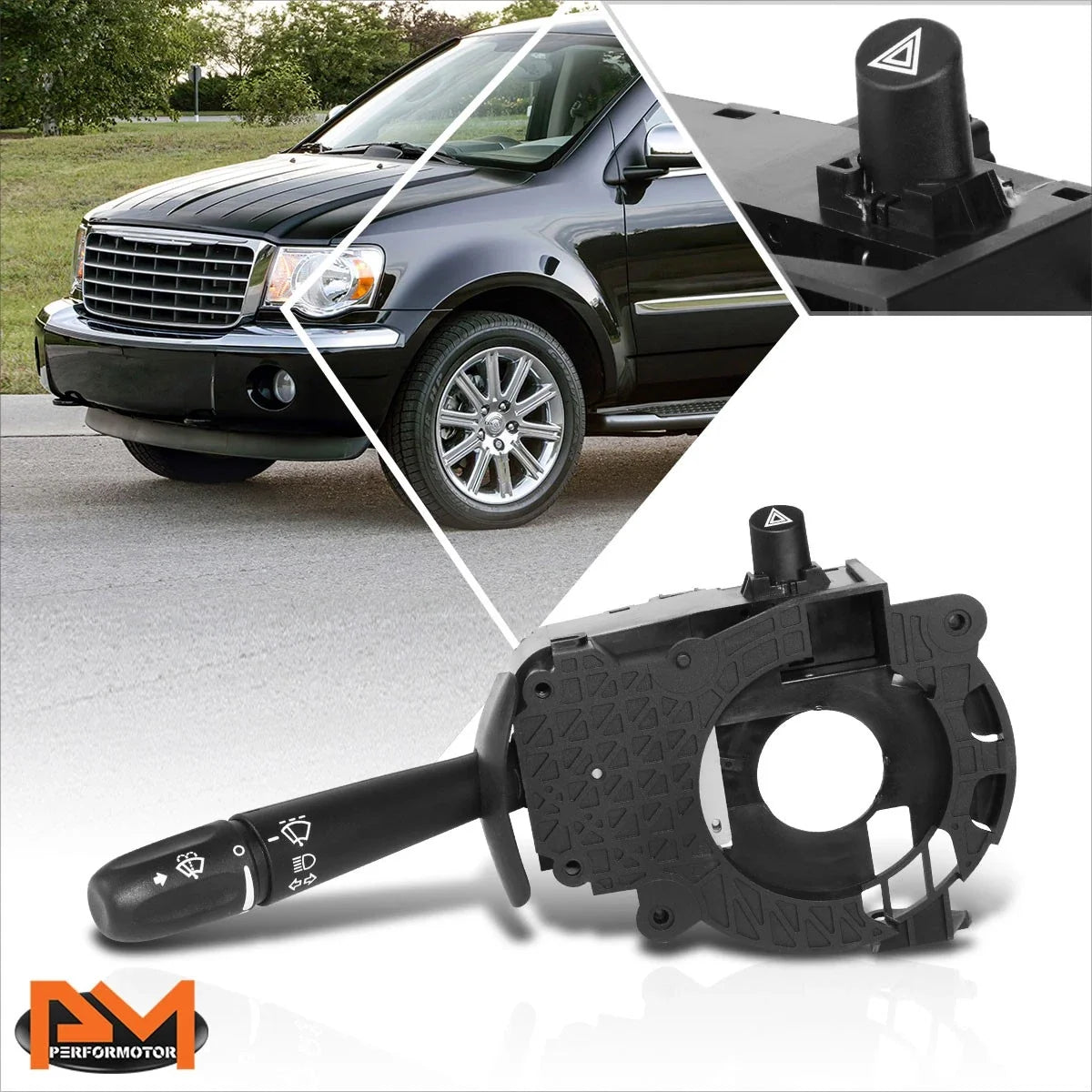 Hazard Light Turn Signal Switch for 2007-2008 Dodge Ram 1500 2500 3500