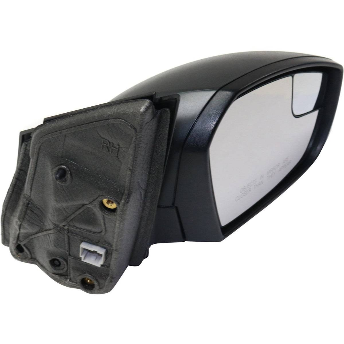 2017-2019 Ford Escape Right Side Manual Folding Power Mirror, Black Texture