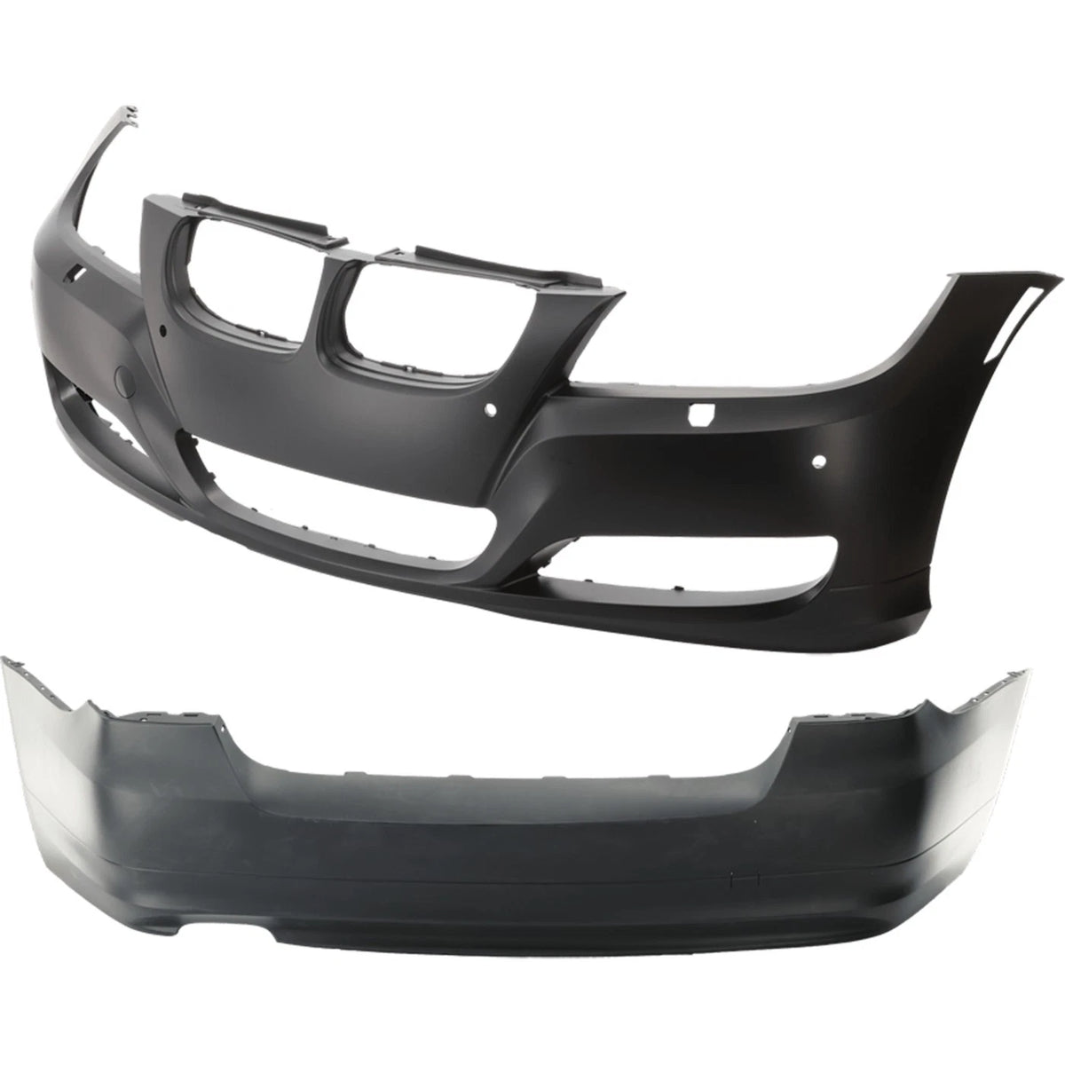 Set of 2 Bumper Covers for BMW 323 328 Sedan (2006–2013)