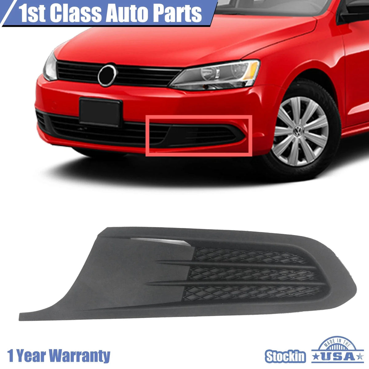 Fog Light Cover for VW Jetta (2011–2014)