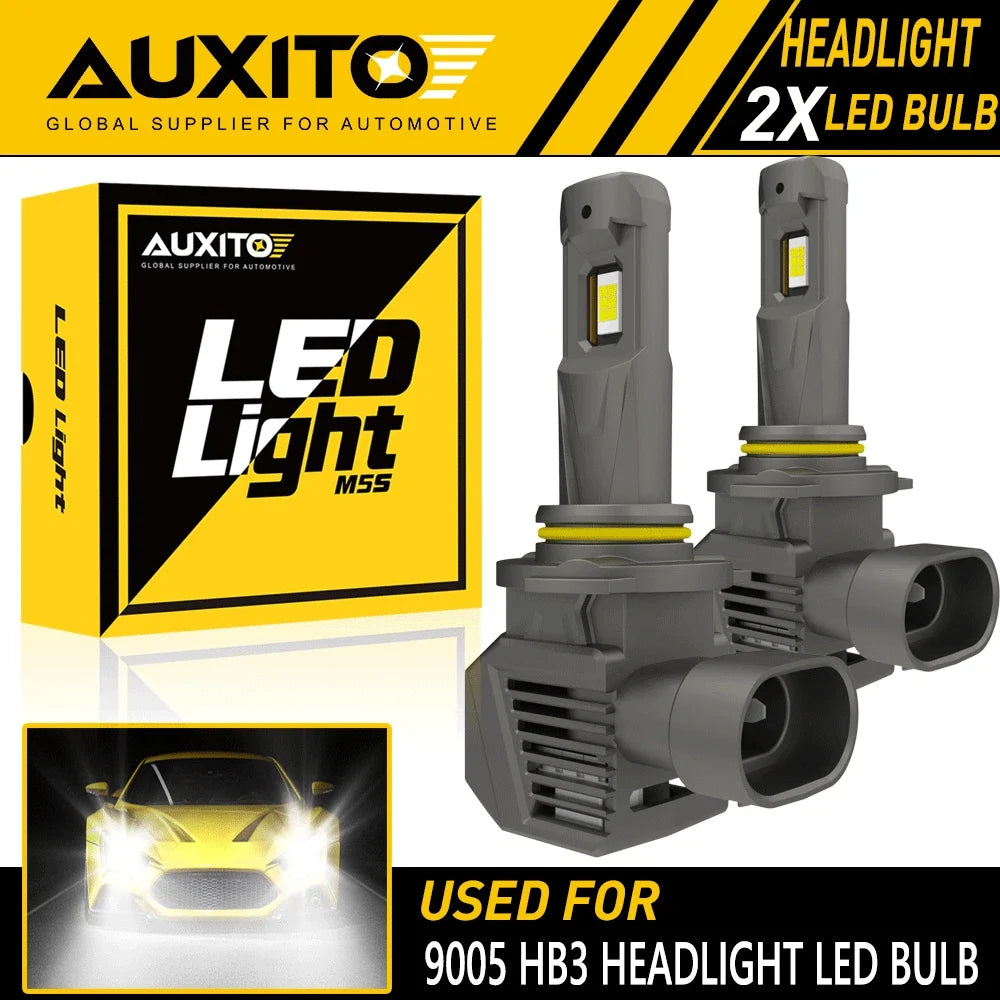 AUXITO 9005 LED Headlight Bulb Kit for High/Low Beam (6500K)