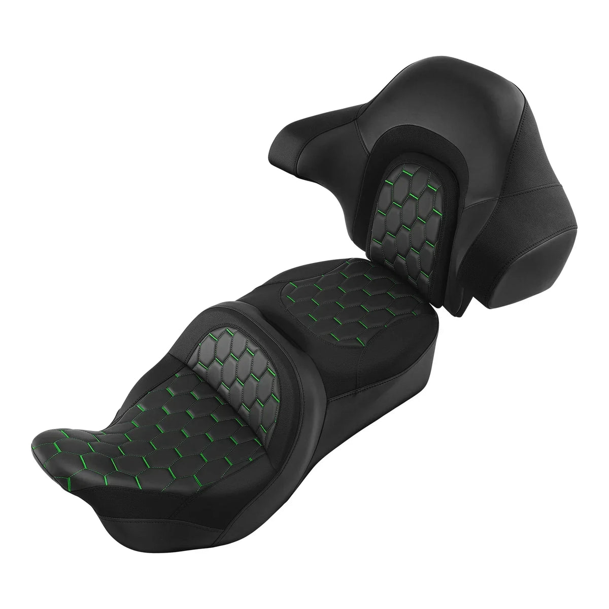 Driver Passenger Seat and Backrest for Touring Harley (14-23)