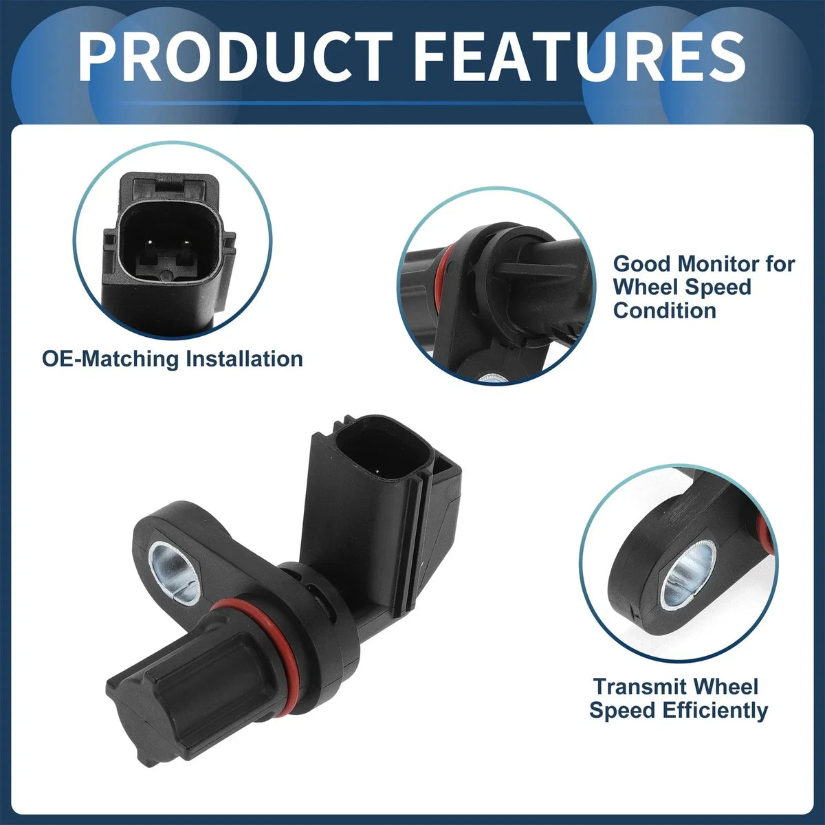ABS Sensor for Wheel Speed - 2005-2010 Dodge Dakota