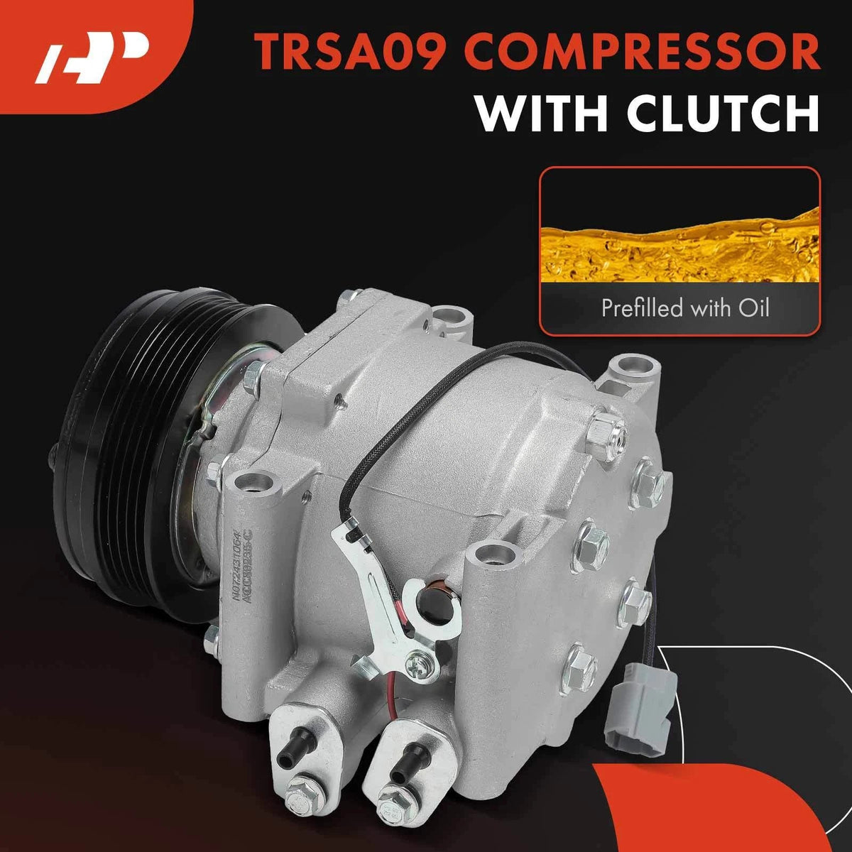 Compressor A/C with Clutch for Honda Fit (2007-2008)